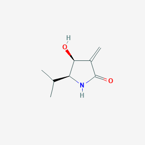 (4S,5S)-4-Hydroxy-3-methylidene-5-(propan-2-yl)pyrrolidin-2-one