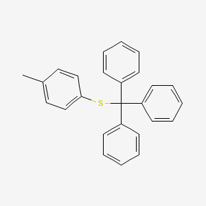 molecular formula C26H22S B14175387 1-Methyl-4-(tritylsulfanyl)benzene CAS No. 5427-11-2