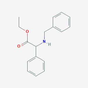 molecular formula C17H19NO2 B14175388 Ethyl (benzylamino)(phenyl)acetate CAS No. 67067-96-3