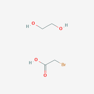 molecular formula C4H9BrO4 B14175429 Bromoacetic acid--ethane-1,2-diol (1/1) CAS No. 4070-51-3