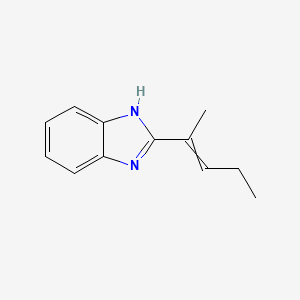 2-(Pent-2-en-2-yl)-1H-benzimidazole