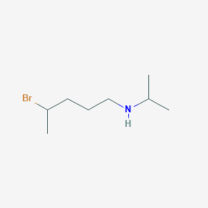 molecular formula C8H18BrN B14175466 4-Bromo-n-(propan-2-yl)pentan-1-amine CAS No. 5470-74-6