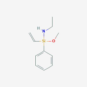 1-Ethenyl-N-ethyl-1-methoxy-1-phenylsilanamine