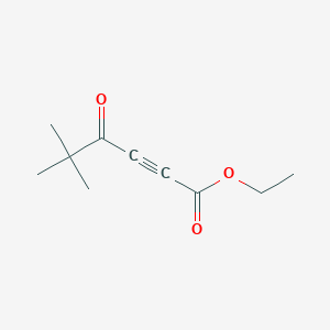 molecular formula C10H14O3 B14175487 Ethyl 5,5-dimethyl-4-oxohex-2-ynoate CAS No. 923286-32-2