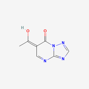 molecular formula C7H6N4O2 B1417555 1-(7-Hydroxy[1,2,4]triazolo[1,5-a]pyrimidin-6-yl)ethanone CAS No. 932736-65-7
