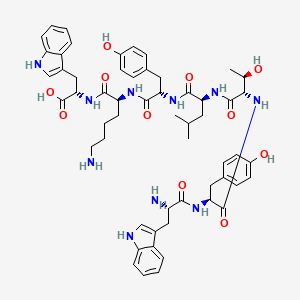 L-Tryptophyl-L-tyrosyl-L-threonyl-L-leucyl-L-tyrosyl-L-lysyl-L-tryptophan