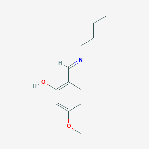 molecular formula C12H17NO2 B14175555 6-(Butylaminomethylidene)-3-methoxycyclohexa-2,4-dien-1-one CAS No. 917567-16-9