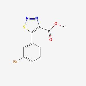 Methyl 5-(3-bromophenyl)-1,2,3-thiadiazole-4-carboxylate