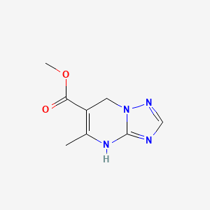 molecular formula C8H10N4O2 B1417556 Methyl 5-methyl-4,7-dihydro[1,2,4]triazolo[1,5-a]pyrimidine-6-carboxylate CAS No. 1432138-88-9