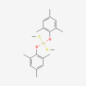 Bis(methylsulfanyl)bis(2,4,6-trimethylphenoxy)germane