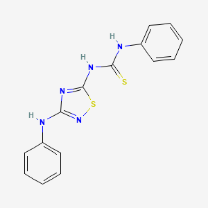 N-(3-Anilino-1,2,4-thiadiazol-5-yl)-N'-phenylthiourea