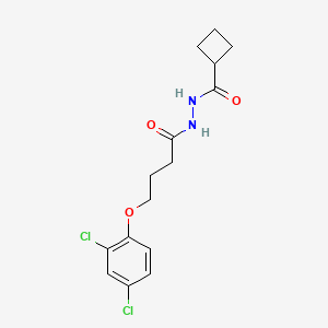 N'-[4-(2,4-dichlorophenoxy)butanoyl]cyclobutanecarbohydrazide