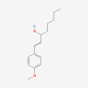 1-(4-Methoxyphenyl)oct-1-EN-3-OL