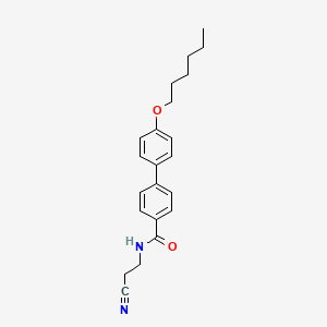 N-(2-Cyanoethyl)-4'-(hexyloxy)[1,1'-biphenyl]-4-carboxamide