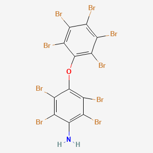 2,3,5,6-Tetrabromo-4-(pentabromophenoxy)aniline