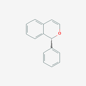 molecular formula C15H12O B14175798 (1R)-1-Phenyl-1H-2-benzopyran CAS No. 920976-01-8