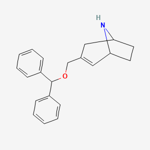 3-[(Diphenylmethoxy)methyl]-8-azabicyclo[3.2.1]oct-2-ene