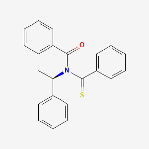 N-(Benzenecarbothioyl)-N-[(1R)-1-phenylethyl]benzamide