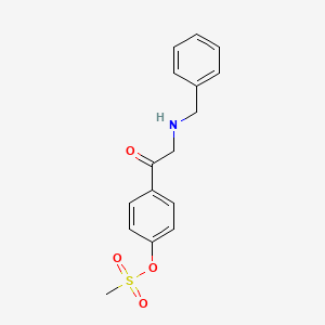 4-(N-Benzylglycyl)phenyl methanesulfonate