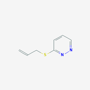 3-[(Prop-2-en-1-yl)sulfanyl]pyridazine