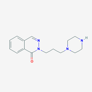 molecular formula C15H20N4O B14175911 2-[3-(Piperazin-1-yl)propyl]phthalazin-1(2H)-one CAS No. 923569-74-8