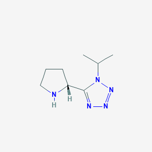 molecular formula C8H15N5 B14175955 1-(Propan-2-yl)-5-[(2R)-pyrrolidin-2-yl]-1H-tetrazole CAS No. 920748-42-1