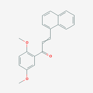 1-(2,5-Dimethoxyphenyl)-3-naphthalen-1-ylprop-2-en-1-one