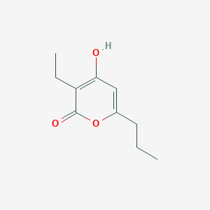 3-Ethyl-4-hydroxy-6-propyl-2H-pyran-2-one