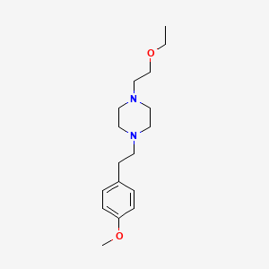 molecular formula C17H28N2O2 B14176073 1-(2-Ethoxyethyl)-4-[2-(4-methoxyphenyl)ethyl]piperazine CAS No. 918481-60-4