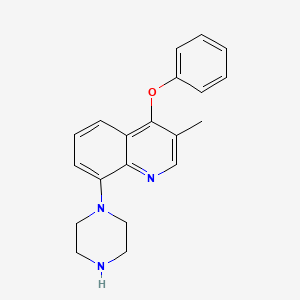 3-Methyl-4-phenoxy-8-(piperazin-1-yl)quinoline