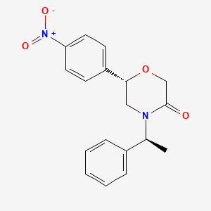 (6S)-6-(4-Nitrophenyl)-4-[(1S)-1-phenylethyl]morpholin-3-one