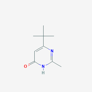 molecular formula C9H14N2O B1417636 6-(Tert-butyl)-2-methylpyrimidin-4-ol CAS No. 66700-33-2