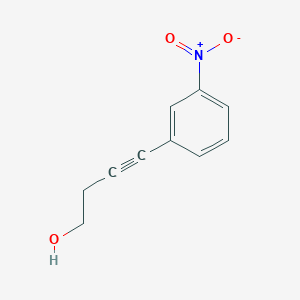 B14176442 4-(3-Nitrophenyl)but-3-YN-1-OL CAS No. 872188-86-8