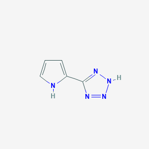 molecular formula C5H5N5 B1417646 5-(1H-吡咯-2-基)-1H-四唑 CAS No. 31602-66-1