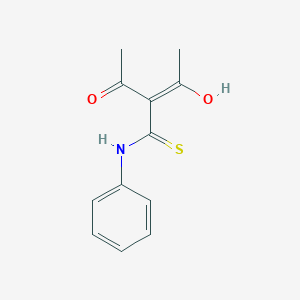 (Z)-2-acetyl-3-hydroxy-N-phenylbut-2-enethioamide