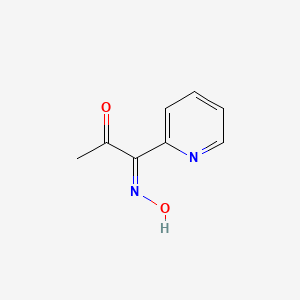 molecular formula C8H8N2O2 B1417652 (Z)-1-(羟基亚氨基)-1-(吡啶-2-基)丙انون-2 CAS No. 65882-98-6