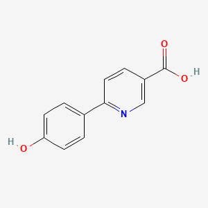 molecular formula C12H9NO3 B1417657 6-(4-Hydroxyphenyl)nicotinic acid CAS No. 144289-96-3