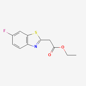 Ethyl 2-(6-fluorobenzo[D]thiazol-2-YL)acetate