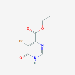 molecular formula C7H7BrN2O3 B1417660 5-溴-6-羟基嘧啶-4-羧酸乙酯 CAS No. 937614-43-2