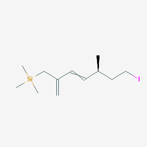 [(5S)-7-Iodo-5-methyl-2-methylidenehept-3-en-1-yl](trimethyl)silane