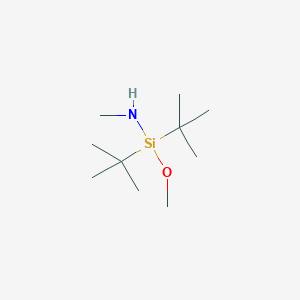 molecular formula C10H25NOSi B14176632 1,1-Di-tert-butyl-1-methoxy-N-methylsilanamine CAS No. 923561-00-6