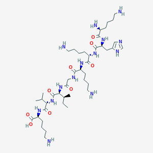 L-Lysyl-L-histidyl-L-lysyl-L-lysylglycyl-L-isoleucyl-L-valyl-L-lysine