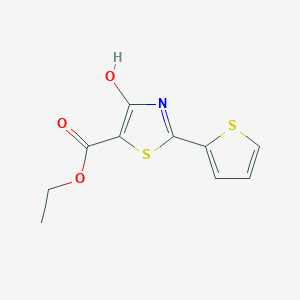 B1417664 Ethyl 4-hydroxy-2-(2-thienyl)-1,3-thiazole-5-carboxylate CAS No. 924869-00-1