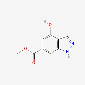 molecular formula C9H8N2O3 B1417691 4-羟基-1H-吲唑-6-羧酸甲酯 CAS No. 1408074-52-1