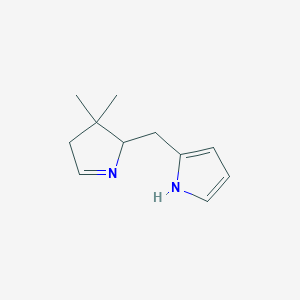 2-[(3,3-Dimethyl-3,4-dihydro-2H-pyrrol-2-yl)methyl]-1H-pyrrole