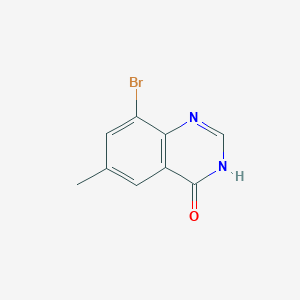 molecular formula C9H7BrN2O B1417694 8-溴-6-甲基喹唑啉-4(3H)-酮 CAS No. 215115-09-6