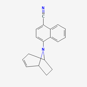 1-Naphthalenecarbonitrile, 4-(8-azabicyclo[3.2.1]oct-2-en-8-yl)-