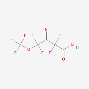 2,2,3,4,4-Pentafluoro-4-(trifluoromethoxy)butanoic acid