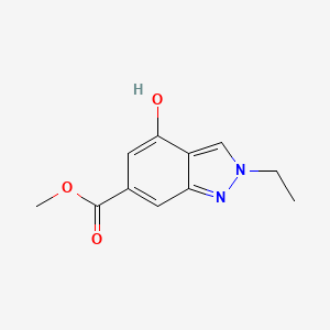 molecular formula C11H12N2O3 B1417696 2-乙基-4-羟基-2H-吲唑-6-甲酸甲酯 CAS No. 1245215-51-3