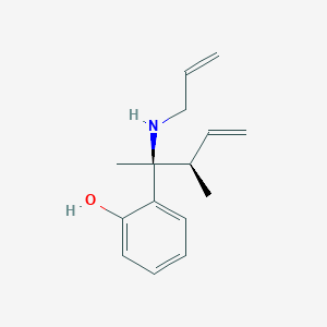 2-{(2S,3R)-3-Methyl-2-[(prop-2-en-1-yl)amino]pent-4-en-2-yl}phenol